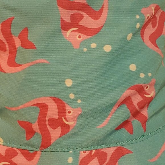 I Play Bucket Sun Hat 2T-4T Turquoise - Picture 5 of 9